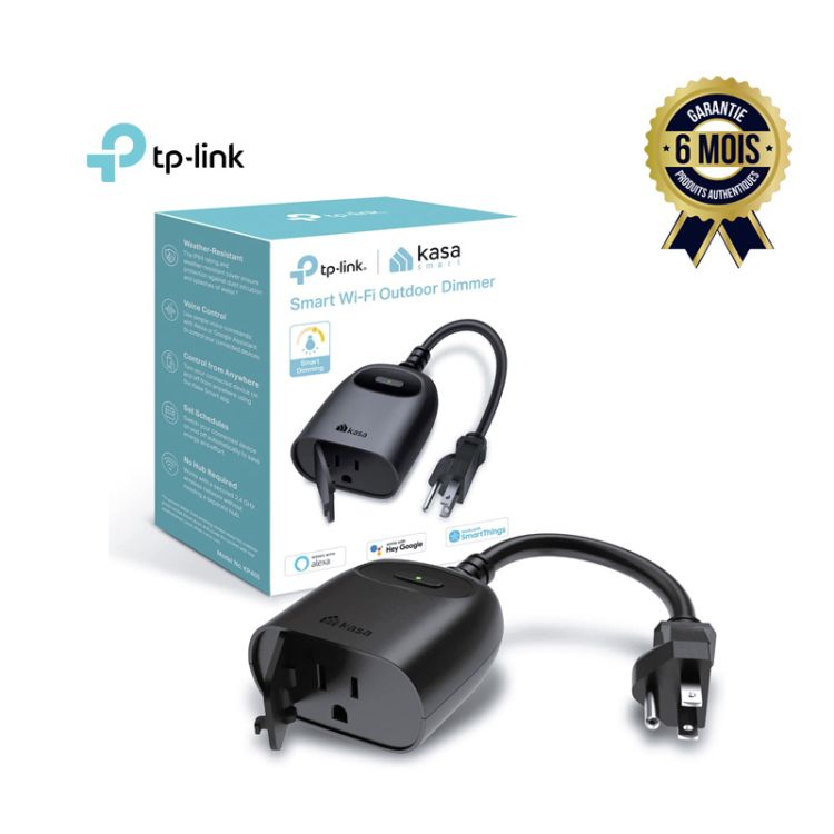 Smart plug - Price in fcfa - TP-Link KP405 Kasa Smart Wi-Fi - Outdoor plug-in dimmer | Glotelho Cameroon