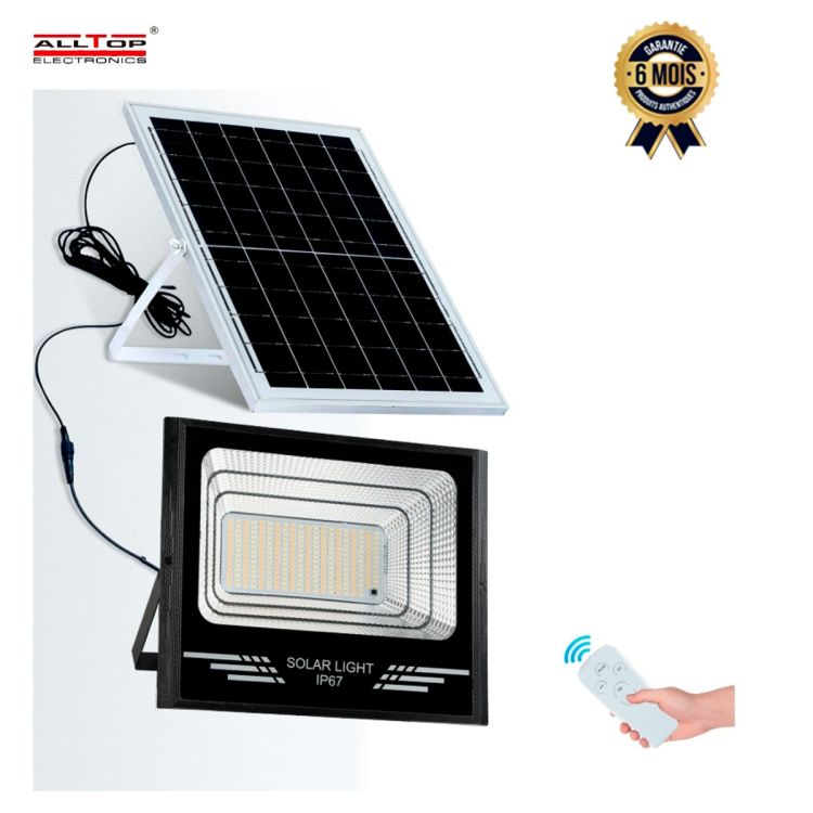 Projecteur LED solaire prix en fcfa - 200W - ALLTOP 0427D200-01 - 6 Mois| Glotelho Cameroun