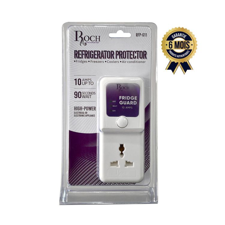 Refrigerator protector -Roch- RFP-G11 - 10Amps - Standby time 90secs - (Price in fcfa) | Glotelho Cameroon