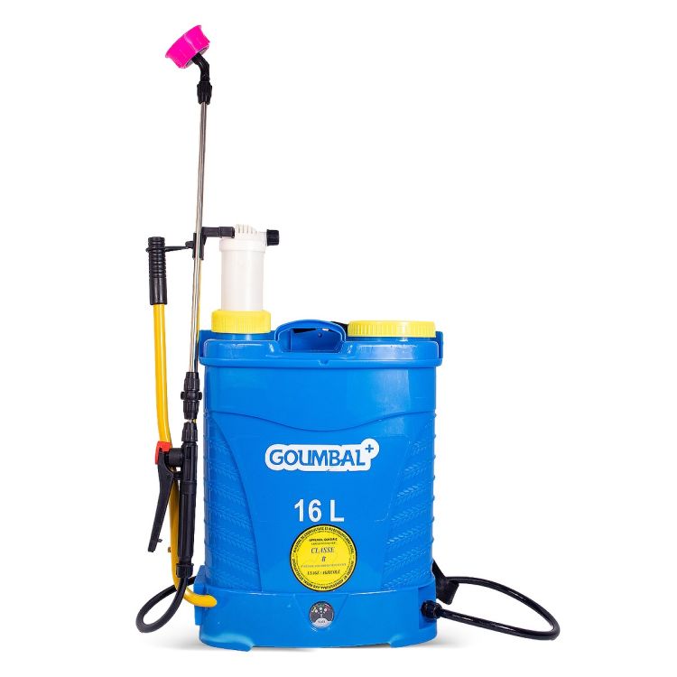 Pulvérisateur à dos Rechargeable 2 en 1 GOUMBAL + - 16 Litres 