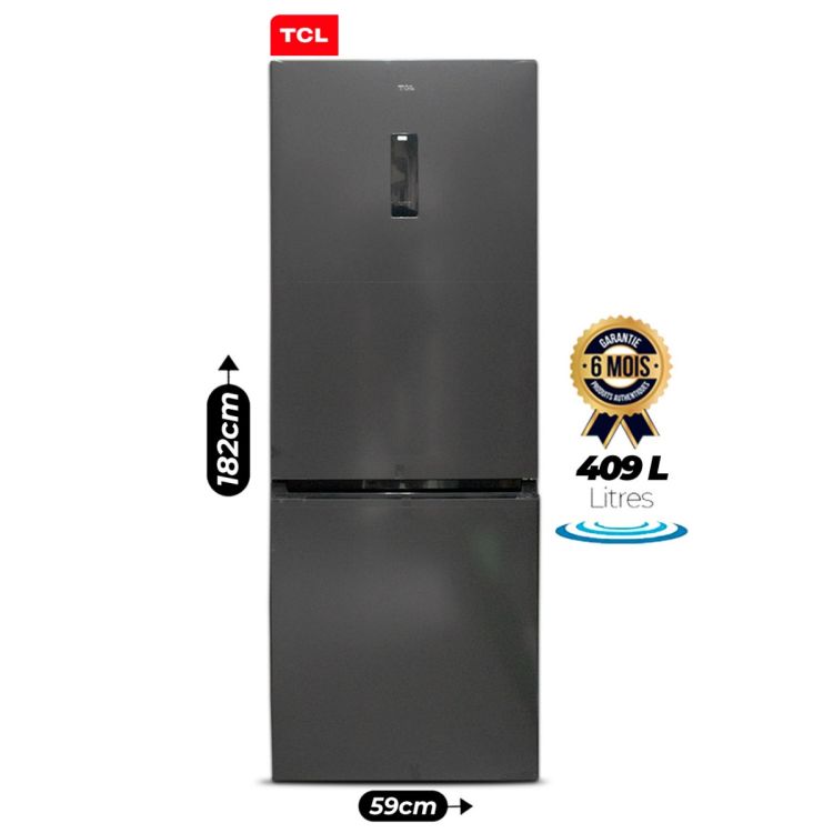 Réfrigérateur combiné TCL 409 Litres