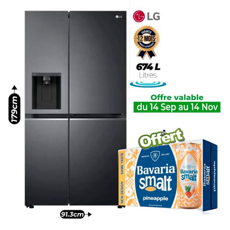 Réfrigérateur Américain - LG InstaView au prix Cameroun
