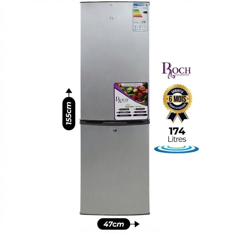 Réfrigérateur Combiné Roch - 182 Litres prix Cameroun en fcfa chez Glotelho