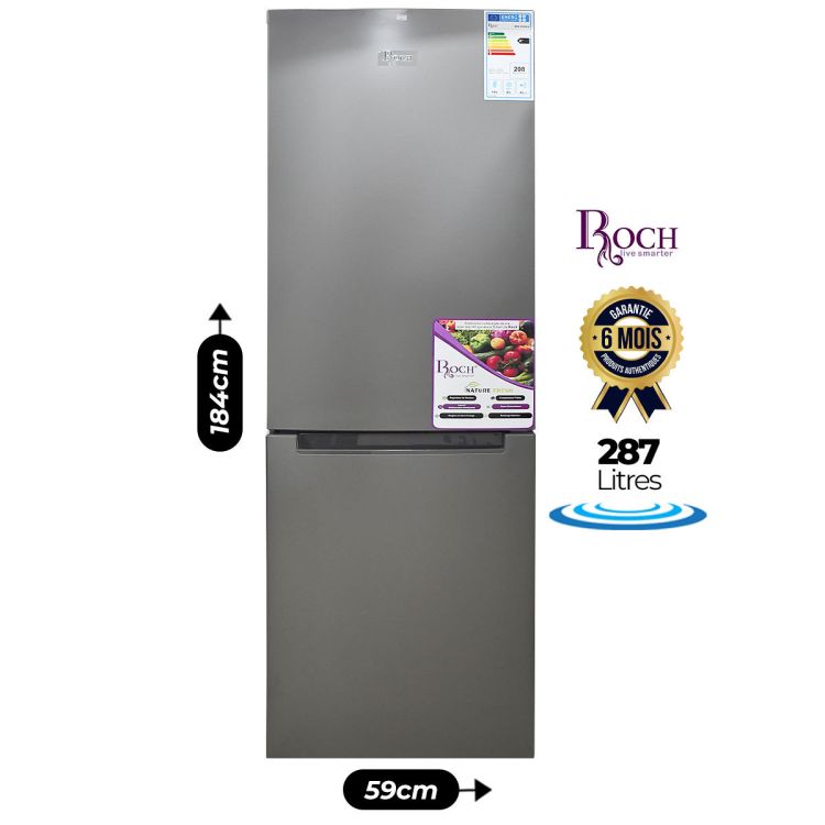 Roch Combined Refrigerator - 287 Liters Cameroon price in fcfa at Glotelho