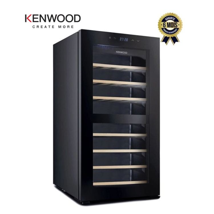 Réfrigérateur refroidisseur de vin - KENWOOD - BCW43.000BK - 85W - 43 Bouteilles | Glotelho Cameroun