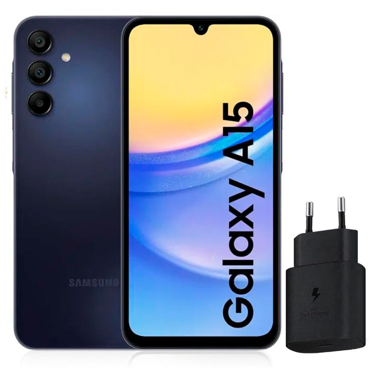  Samsung Galaxy A15 - 128 Go - 6Go RAM + Chargeur Samsung 45W