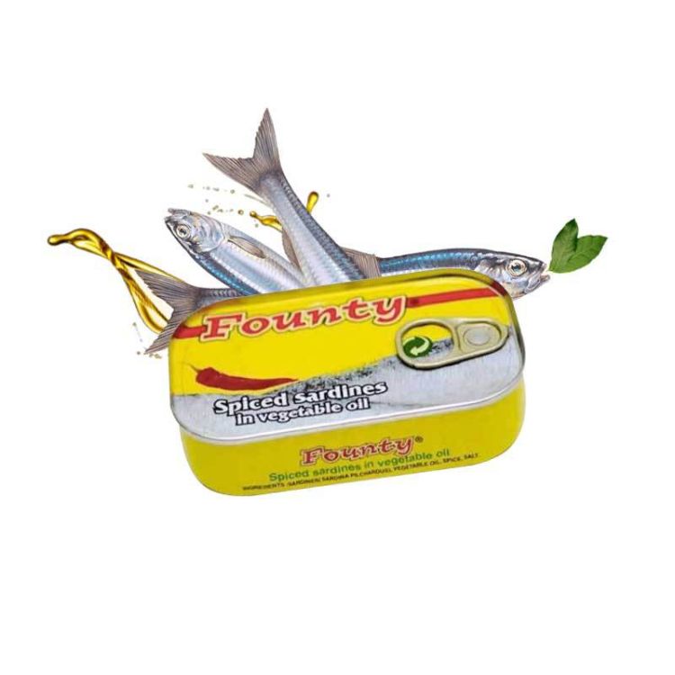 Sardine Founty à L'huile Végétal - 125g  - (Prix en fcfa) | Glotelho Cameroun