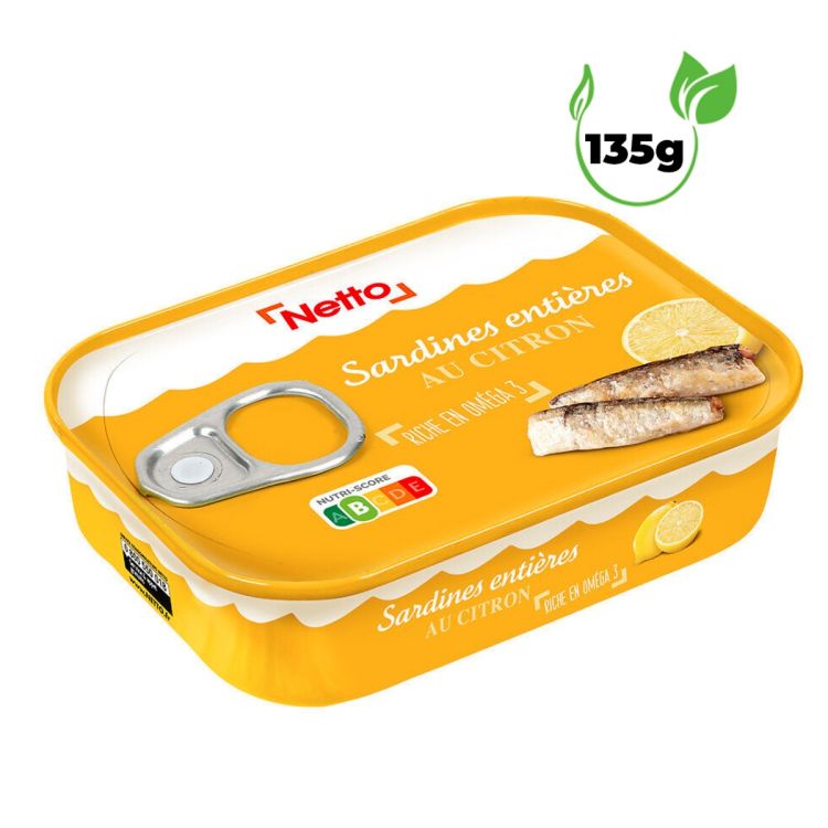 Sardines au Citron NETTO - 135g