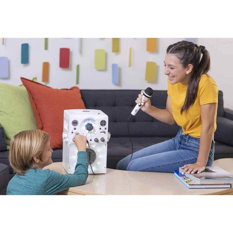  Machine à chanter SML385UW - Système de karaoké Bluetooth - lumières de disco LED