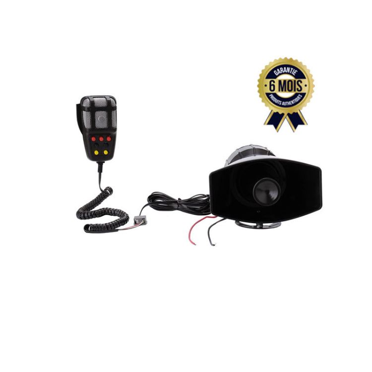 Hooter Emergency Amplifier 12V 80W 200dB| Glotelho Cameroon