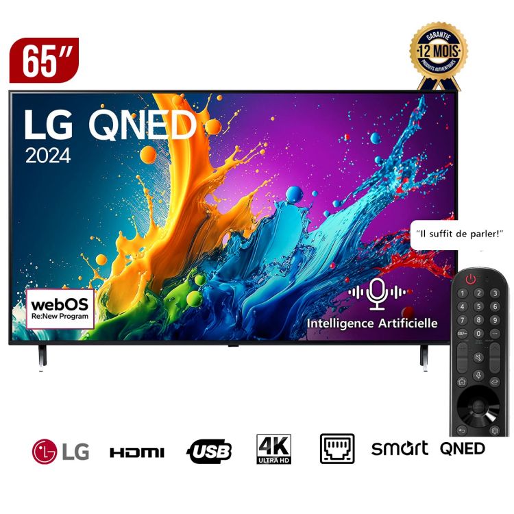 LG TV QNED TV 65 pouces - prix Cameroun