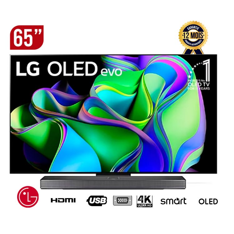 Smart TV LG OLED 65 inch C3 Series - price Cameroon