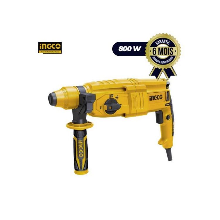 Marteau perforateur INGCO RGH9028 - 26mm - 800W - 6 Mois | Glotelho Cameroun