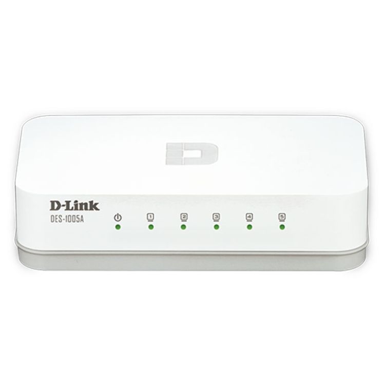 Switch - DLINK - DES-1005A - 5 Ports - 7 Day Trial Period | Glotelho