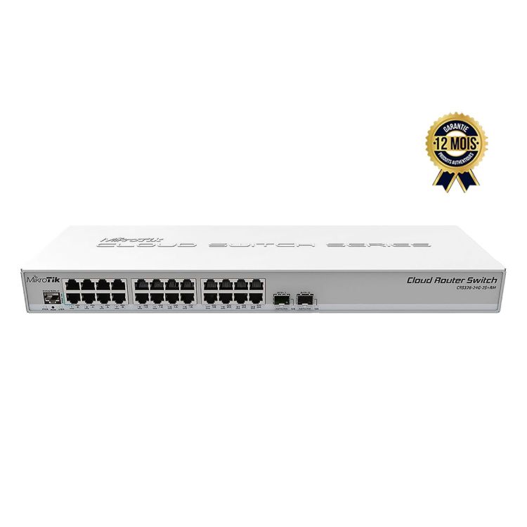 Switch MikroTik CRS326-24G-2S+RM