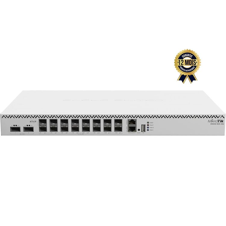 Switch MikroTik CRS520-4XS-16XQ-RM – 16 Ports