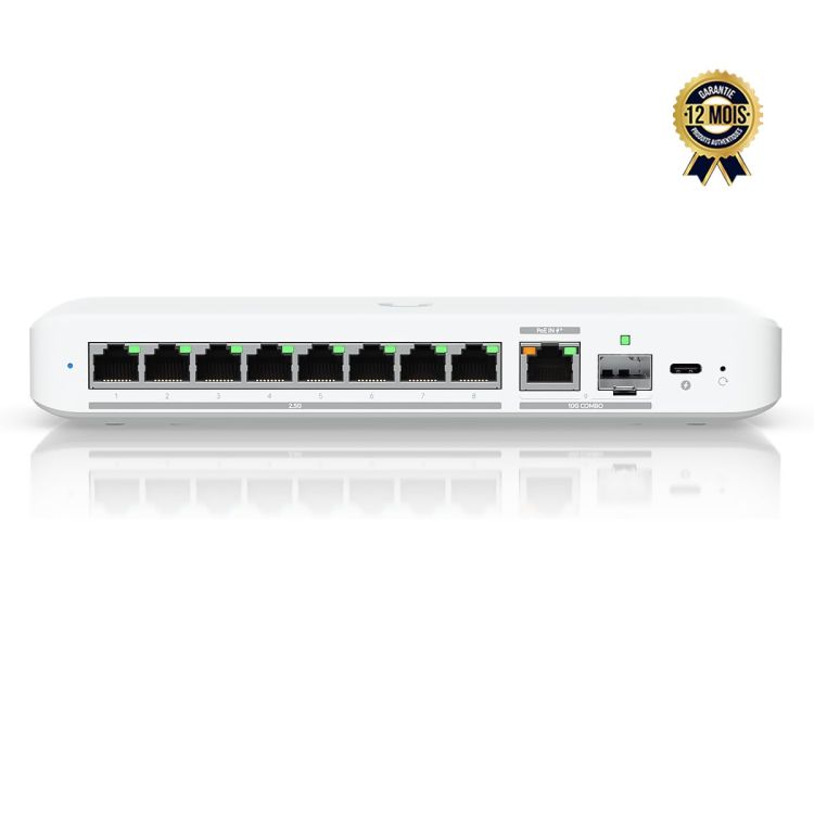 Switch Ubiquiti USW-Flex-2.5G-8 – Couche 2 Gérable – 8 Ports