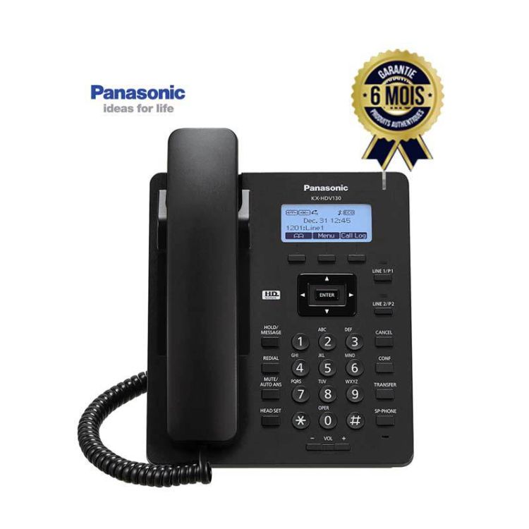 Téléphone SIP Panasonic KX-HDV130SX - (Prix en fcfa) | Glotelho Cameroun