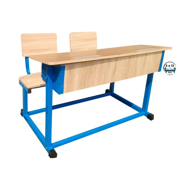 Modern 2-seater study bench