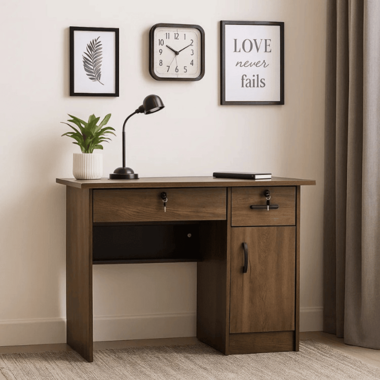 Table de Bureau 80 cm - Marron