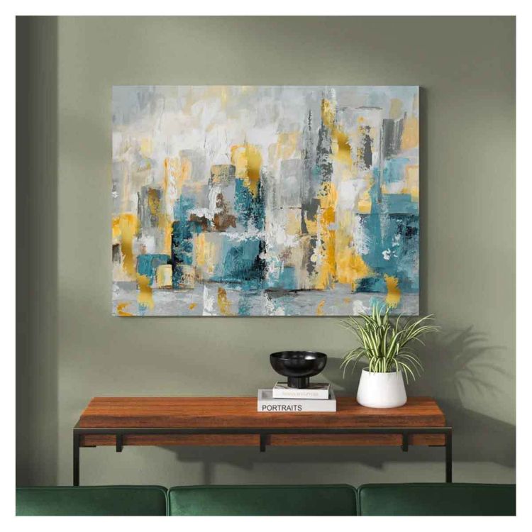Tableau décoratif d'intérieur prix en fcfa - Décoration d'intérieur - Tableau Vues sur la Ville - Multicolore| Glotelho Cameroun