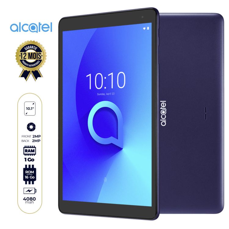 Tablet Alcatel 1T10 (8091X) - 10.1" - 16Gb/1GB - WIFI - 2MP/2MP - 4000mAh | Glotelho Cameroon