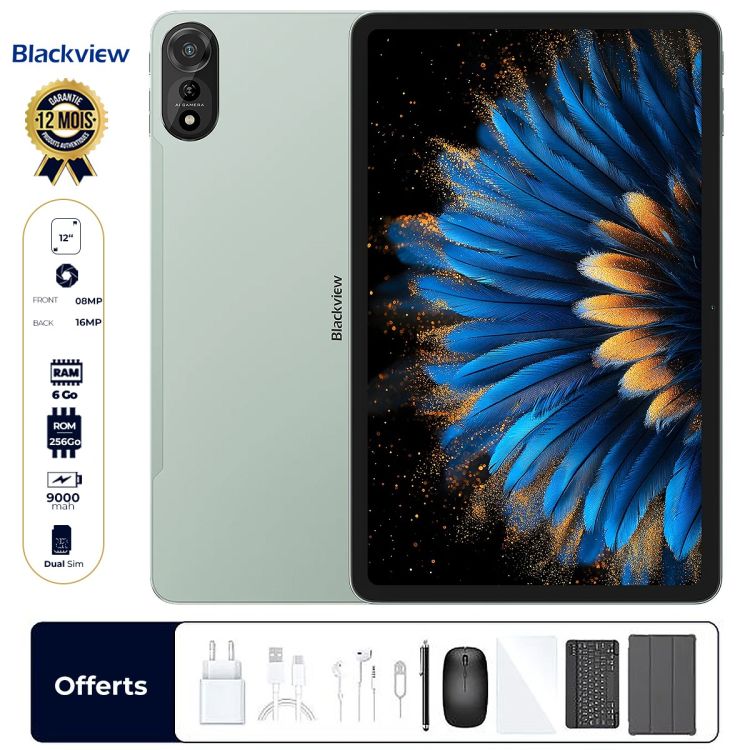 Tablette Blackview Tab MEGA 2, bleu