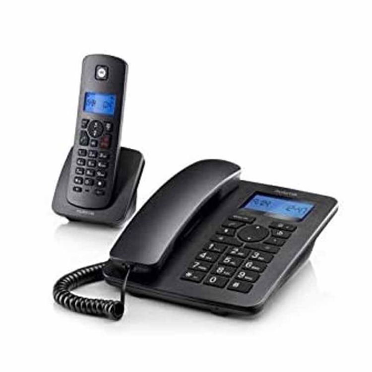 Lot de 2 Téléphones Motorola Digital C4201-BLK  - Filaire/Sans Fil|Glotelho Cameroun