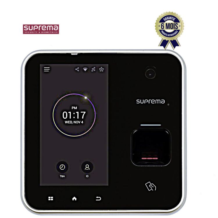 Terminal Biométrique Prix en fcfa - Lecteur d'empreintes digitales BioStation A2 - Suprema BSA2-OHPW | Glotelho Cameroun
