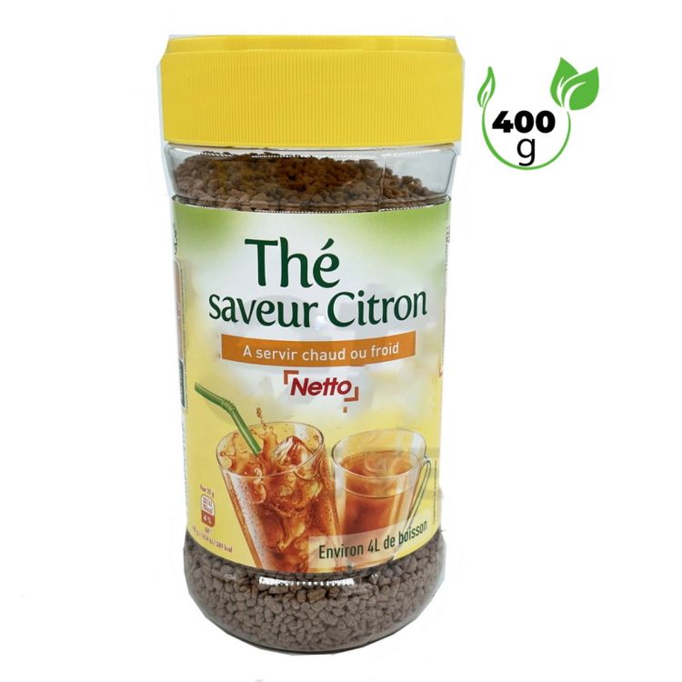 Thé vert en granules - Netto - Saveur Citron - 400g
