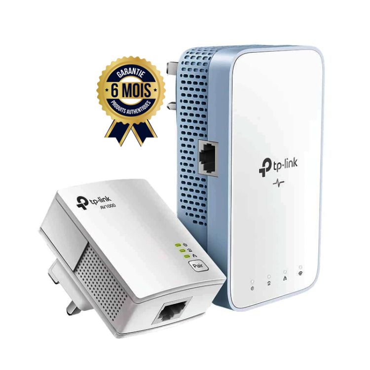 TP-Link TL-WPA7517 - Cameroon price in fcfa - Powerline adapters 1000 Mbps + Wi-Fi AC | Glotelho Cameroon