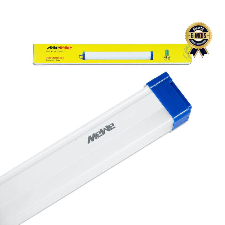 Tube Led rechargeable USB sans fil - Prix en fcfa - MEWE MWLED-ETL0401 - Taille 40*25*300 mm | Glotelho Cameroun