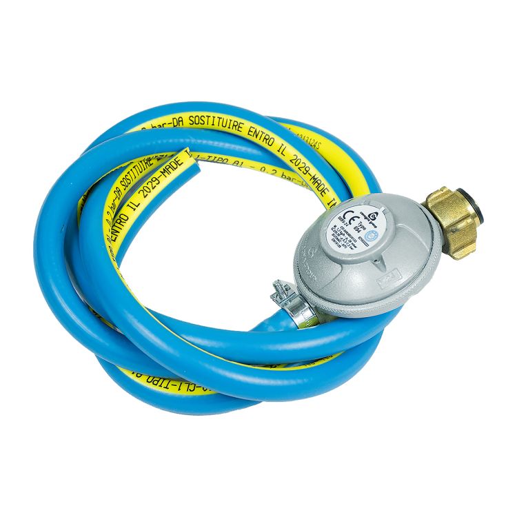 Gas hose 1.5 metres + pressure regulator - price Cameroon