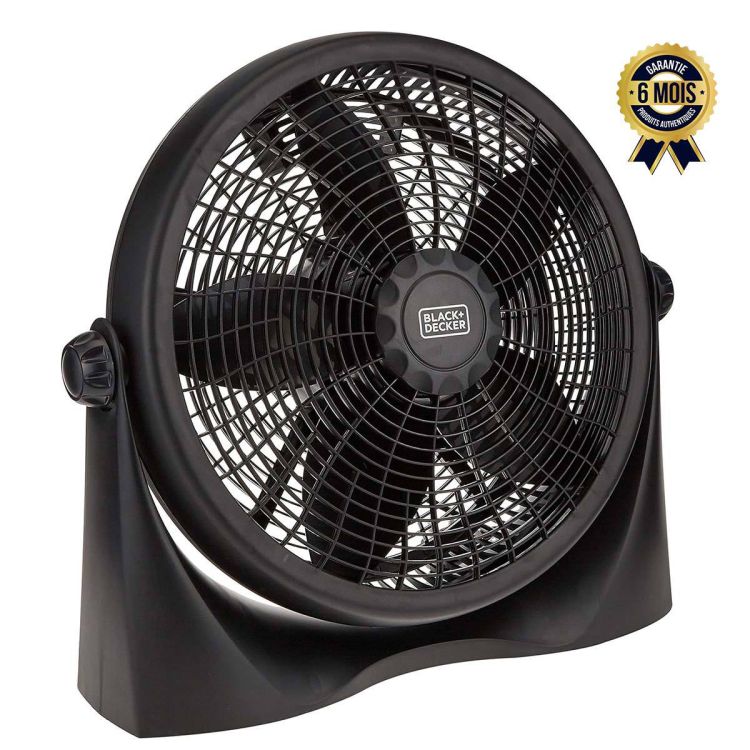 Ventilateur Puissant et Facile à Transporter 16 '' - 55 watts - Black & Decker | Glotelho Cameroun