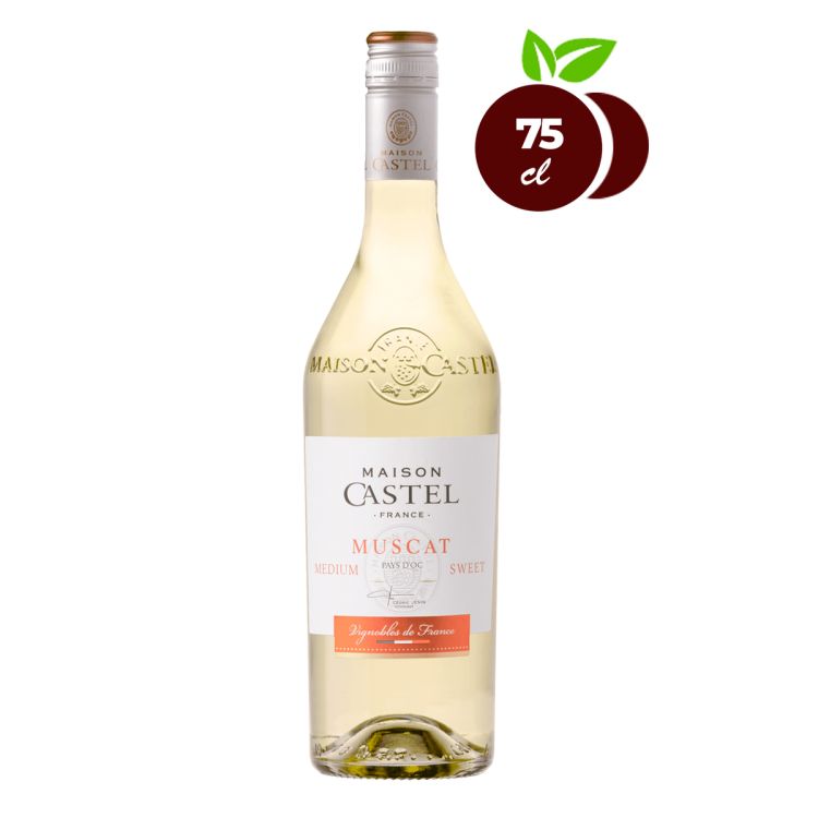 White wine - Maison Castel - MUSCAT MEDIUM SWEET - 75 CL