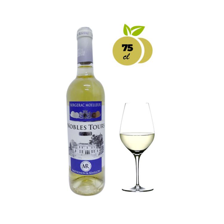 Vin blanc moelleux BERGERAC Nobles tours - 75cl  - (Prix en fcfa) | Glotelho Cameroun