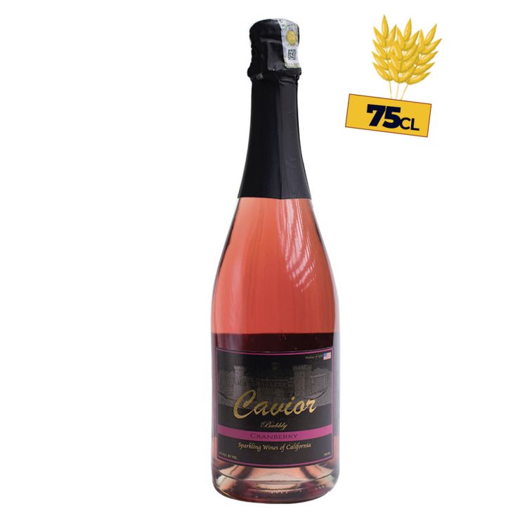 Vin cavior rosé pétillant Bubbly Cranberry - 75cl - 10%Alc| Glotelho Cameroun