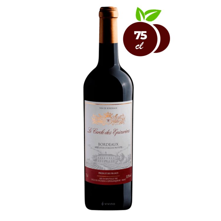 Vin De SCADEAUX - Le Cercle des Epicuriens Bordeaux - 75 cl
