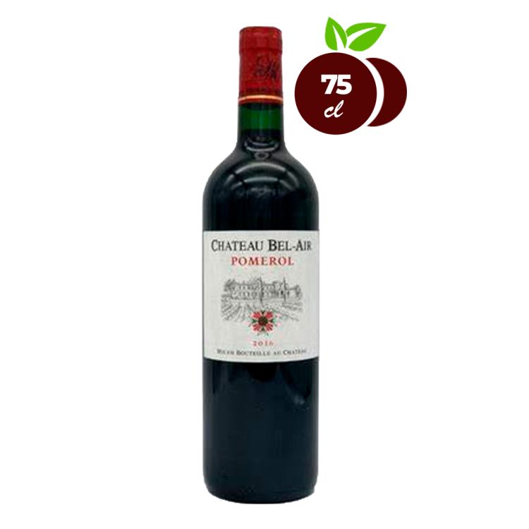 Vin rouge - POMEROL - Château Bel  Air - 75 CL