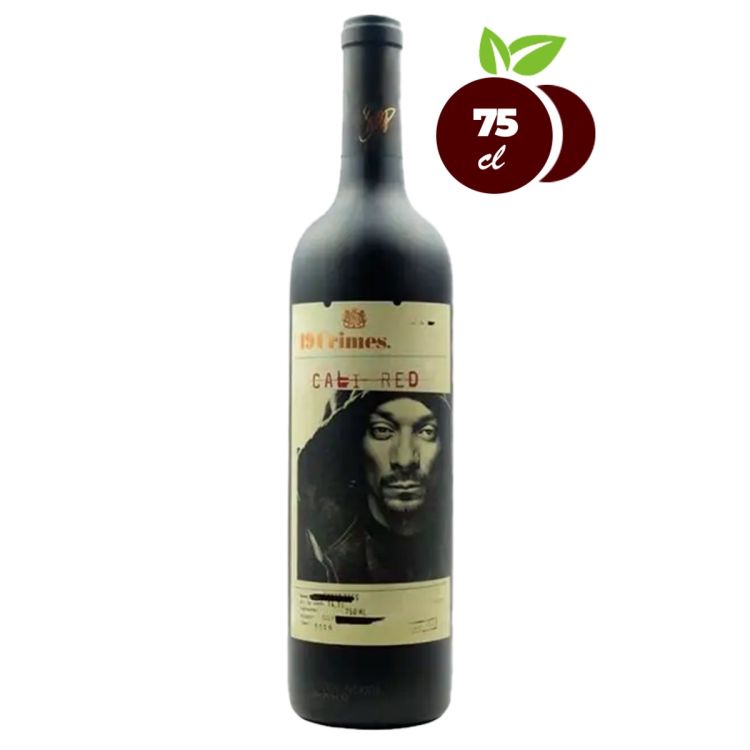 Vin rouge 19 Crimes Cali Red - 75 cl, disponible au meilleur prix sur Glotelho Cameroun.