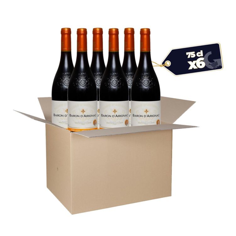 Red Wine Baron d'arignac - 75 cl - Box of 6 bottles | Glotelho Cameroon