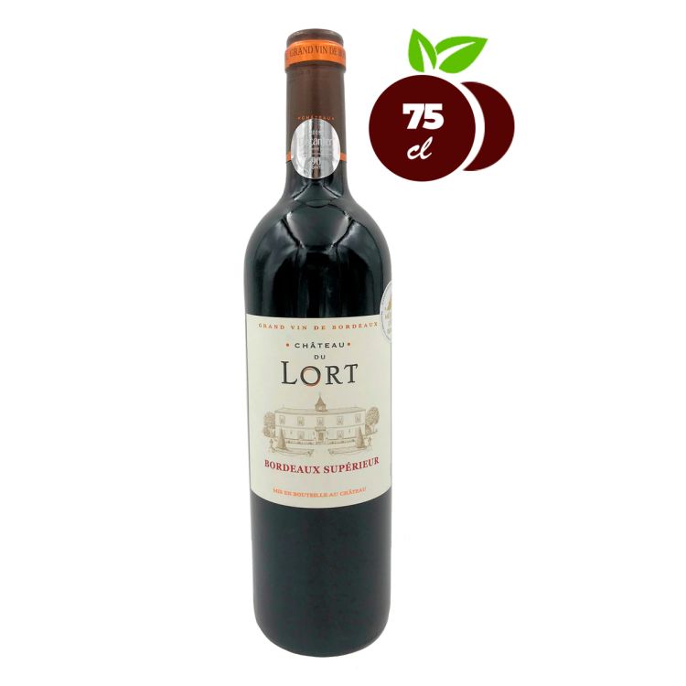 Red Wine Château Du Lort Bordeaux Supérieur 75CL