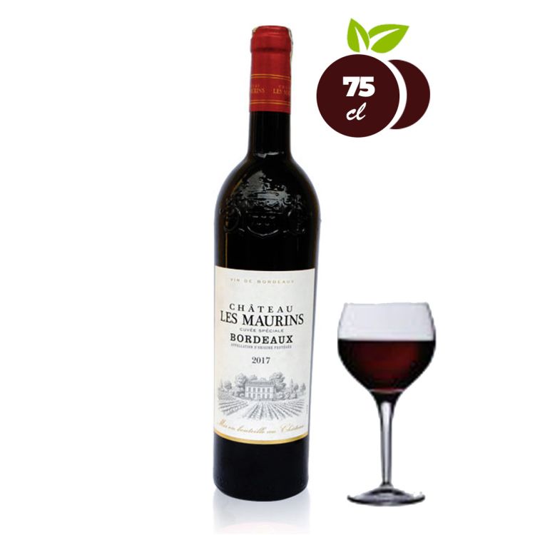 Vin Rouge Château Les Maurins Bordeaux de 75cl | Glotelho Cameroun