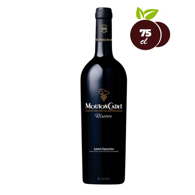 Red Wine Mouton Cadet Reserve Saint Emilion 2015 A,O,C of 75cl| Glotelho Cameroon