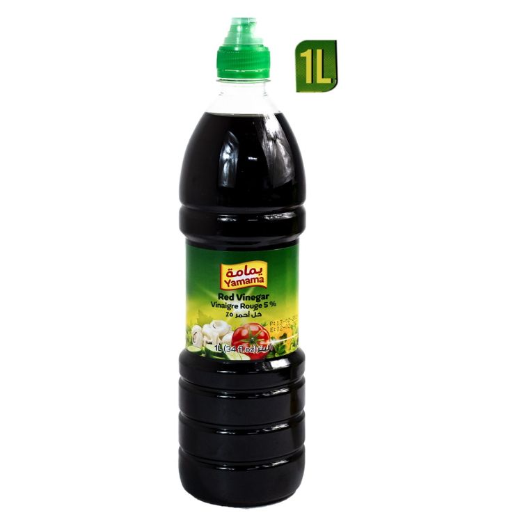 Vinaigre rouge - Yamama - Qualité Premium pour Marinades et Salades - 1L