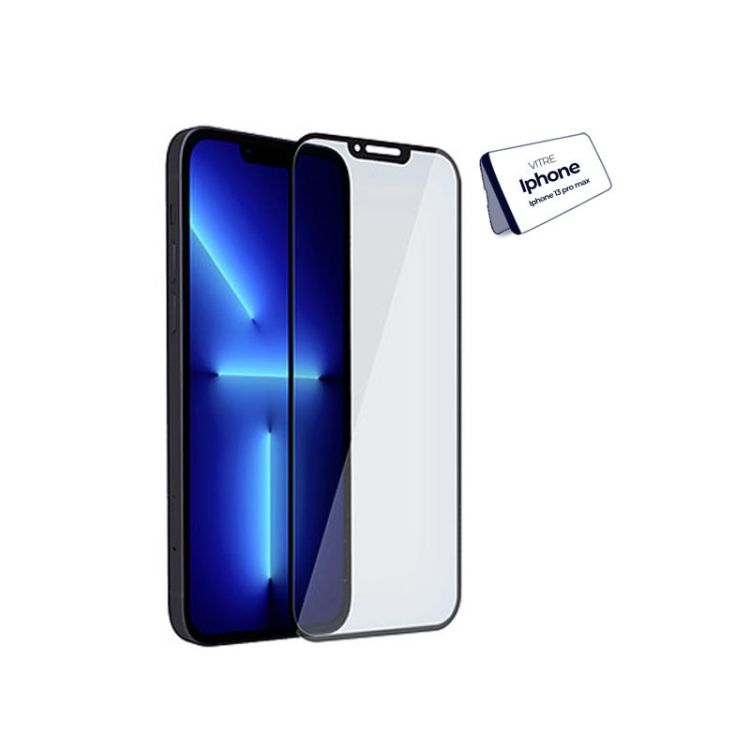 Vitre de protection iphone 13 pro max - Noir - (Prix en fcfa) | Glotelho Cameroun