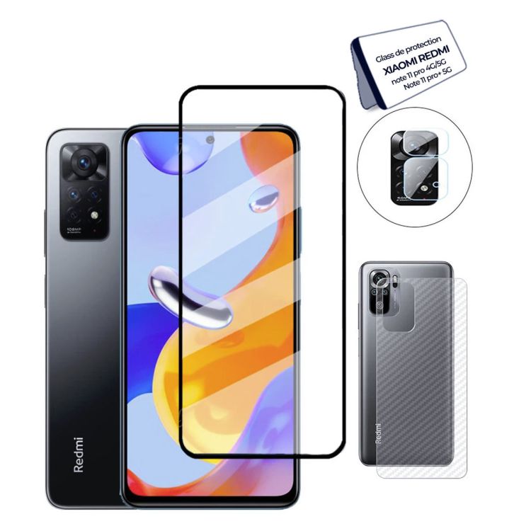 Vitre de protection pour Xiaomi redmi note 11 pro 4G/5G - Note 11 pro+ 5G  | Glotelho Cameroun