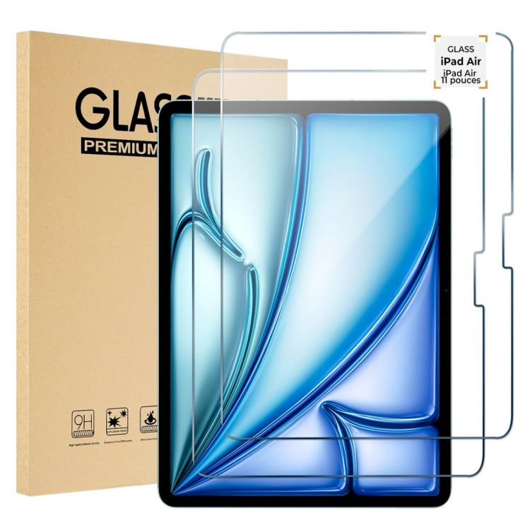 Vitre de Protection Premium en Verre Trempé pour iPad Air 11" (M3/M2 – 2025/2024) – Anti-Rayures & Haute Transparence