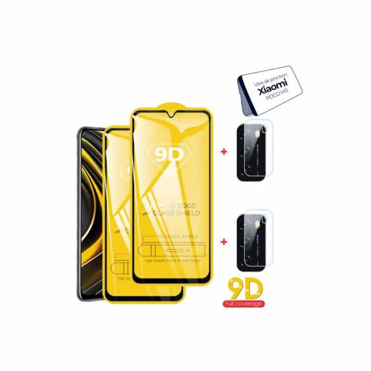 Vitre de protection Xiaomi  POCO M3 | Glotelho Cameroun