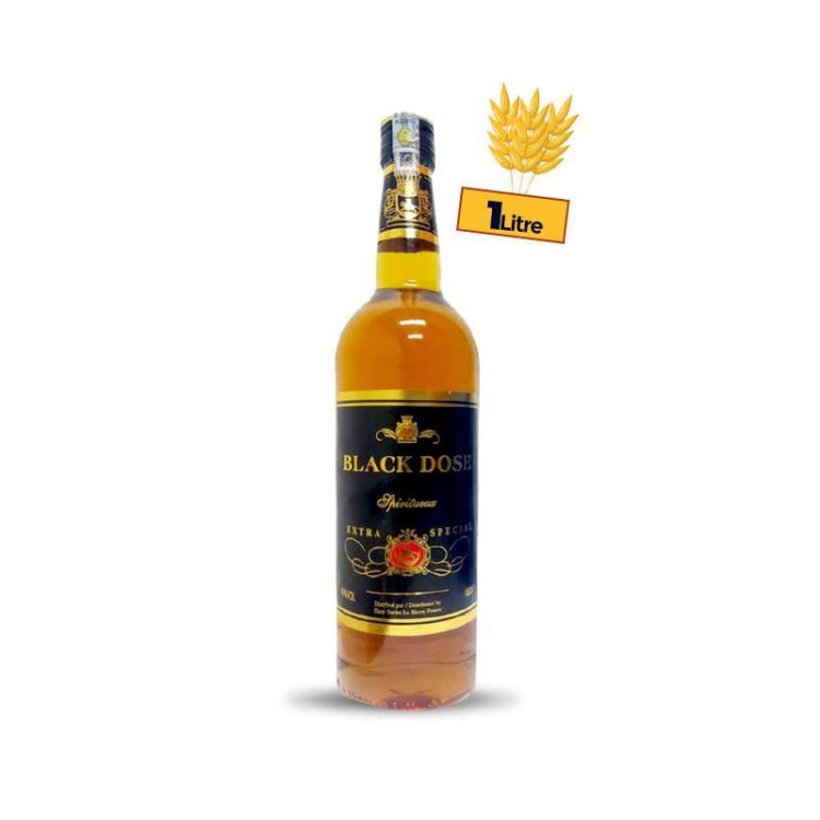 Whisky Black Dose - 1L  - (Prix en fcfa) | Glotelho Cameroun